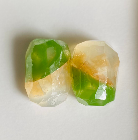 宝石石鹸　green × crystal 2枚目の画像