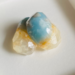 宝石石鹸　light blue × crystal 3枚目の画像