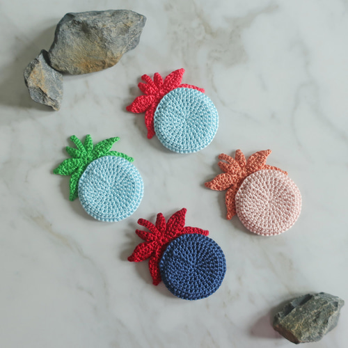 紅葉と波紋のヘアゴム（全4色）｜水面に揺れる、秋ひとひら ヘアゴム