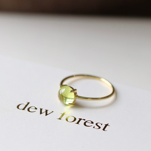 寶石級橄欖石戒指--綠葡萄-- 第1張的照片
