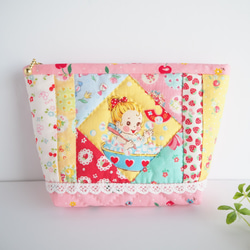 再販☆作成キット 選べるポーチ！さくらんぼピンク☆マーガレット