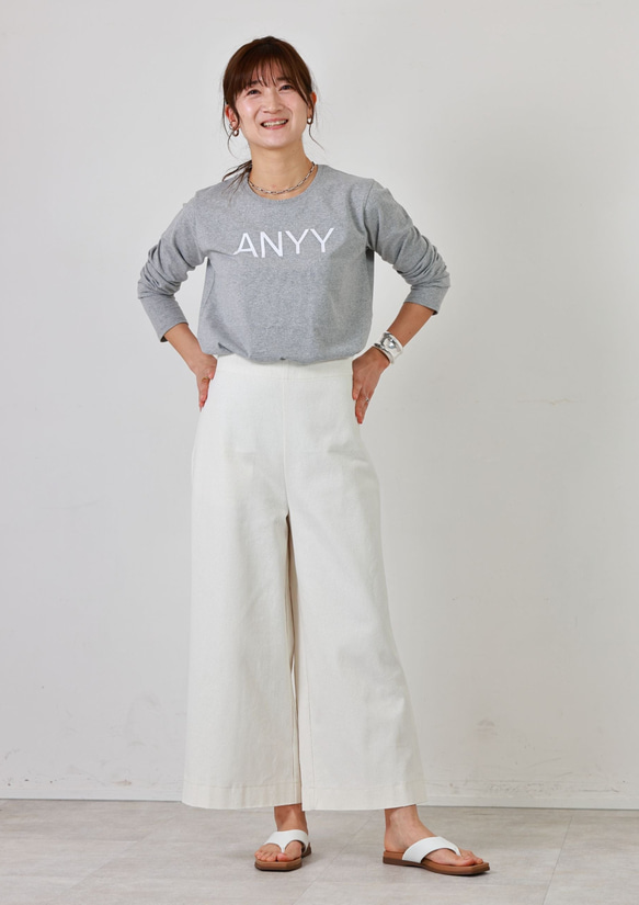 秋に活躍するロゴ入り長袖Tシャツ！【ANYYロゴ長袖Ｔシャツ】 7枚目の画像