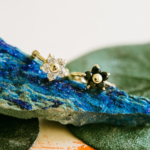 14K金 ゴールド 耳 鼻 軟骨 ニップル ヘリックス トラガス メンズ