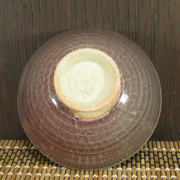 陶器ご飯茶碗（中）還元焼成・薄あずき色【220514】 4枚目の画像
