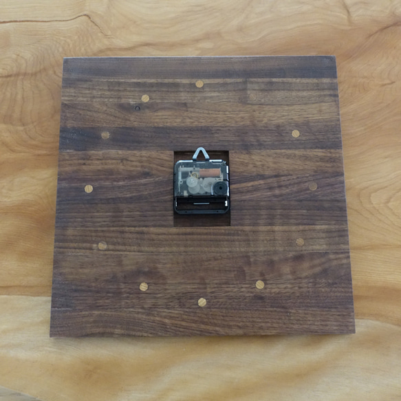 (2704)無垢のウォールナットを使った掛け時計★オイル仕上げ N1256116938(9620円)