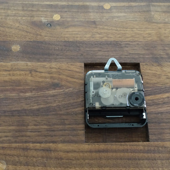 (2704)無垢のウォールナットを使った掛け時計★オイル仕上げ N1256116938(9620円)