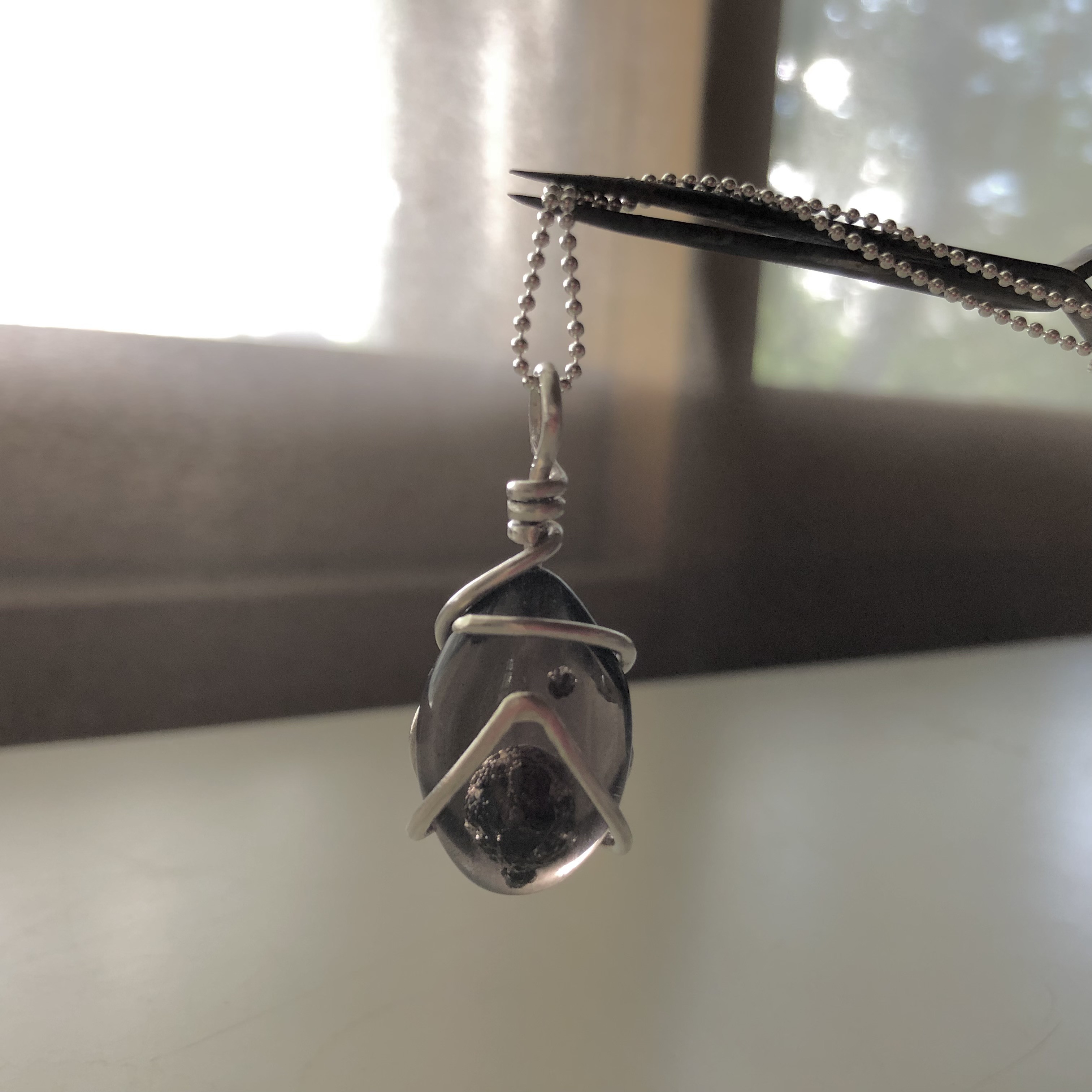 宇宙みたいな黒曜石PT