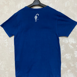 藍染めTシャツ(ネコ3)   ⑩ 3枚目の画像