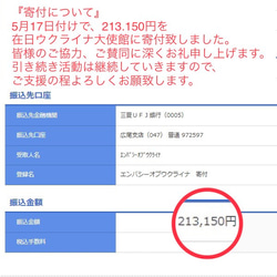 ＼ウクライナ支援／ 平和の願い届けバッグ！ チャリティー 支援 寄付 応援 平和 ウクライナ国旗カラーバッグ 12枚目の画像