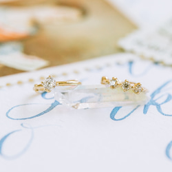 14K金 Cz 耳 鼻 軟骨 ニップル ヘリックス トラガス メンズ レディース フープ ピアス リング イヤリン 15枚目の画像