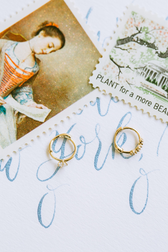 14K金 Cz 耳 鼻 軟骨 ニップル ヘリックス トラガス メンズ レディース フープ ピアス リング イヤリン 16枚目の画像