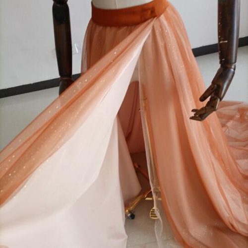 オーダーメイド スカート トレーン オーバースカート 音楽会 くるみ  