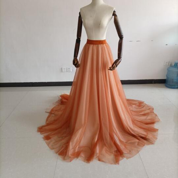 オーダーメイド スカート トレーン オーバースカート 音楽会 くるみ  