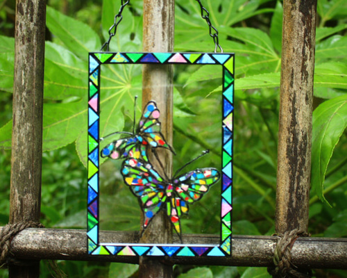 松哲也　時空　蝶の変化を描いたアート作品　送料込み0321 松哲也 時空 蝶の変化を描いたアート作品 送料込み0321