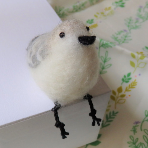 小鳥の親子 羊毛フェルト ハンドメイド 鳥