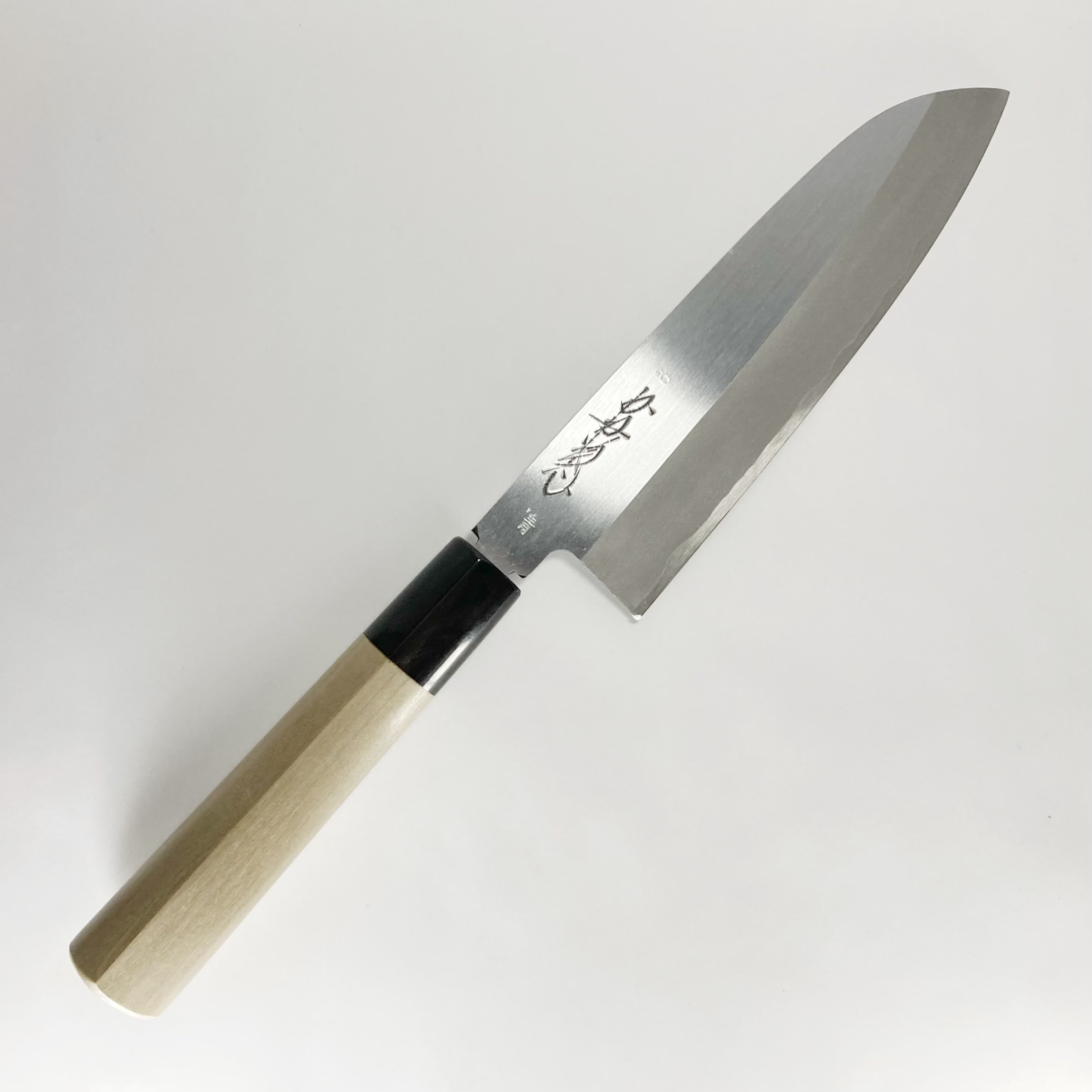 【本家かね惣】三徳包丁 青鋼 水牛柄 165mm