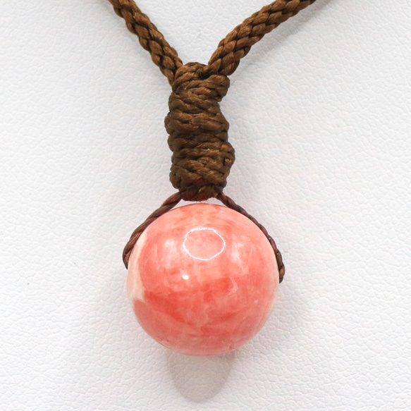 インカローズ 15mm ビーズ トップ beads128 ネックレス・ペンダント 