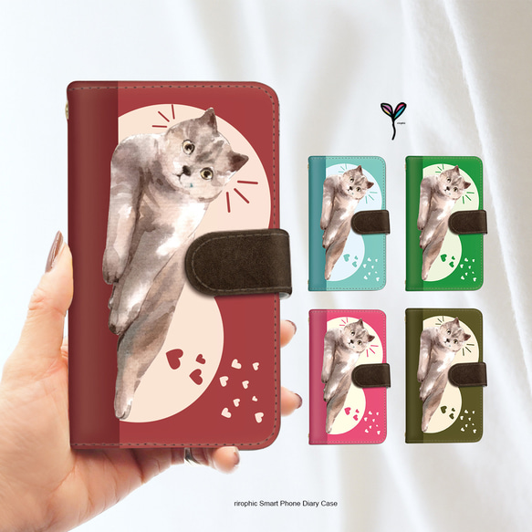 2025新作モデル 猫好き 猫柄 android 手帳型 全機種対応 iPhone スマホケース 工芸品