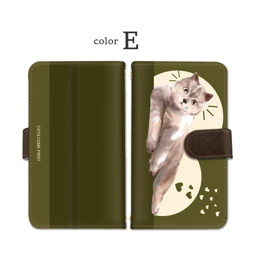 猫好き 猫柄 スマホケース iPhone 全機種対応 手帳型 android