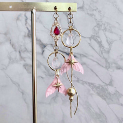 メドゥーズのマーメイド 天然石 ローズクォーツ 人魚 ヒレ ひれ 尾ひれ