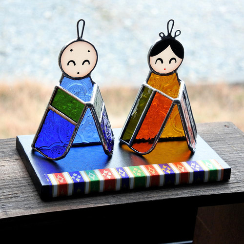 ステンドグラス(ハンドメイド) 雛人形(47) mqdefault.jpg