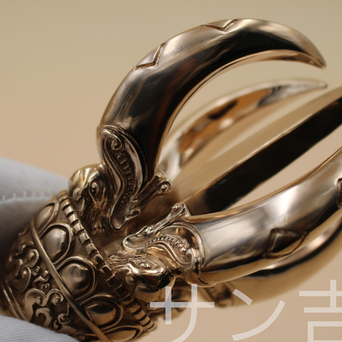 お待たせ! 仏教法具 金剛杵 宋式五鈷杵 密教法器 真鍮製 その他 23cm vajra 工芸品