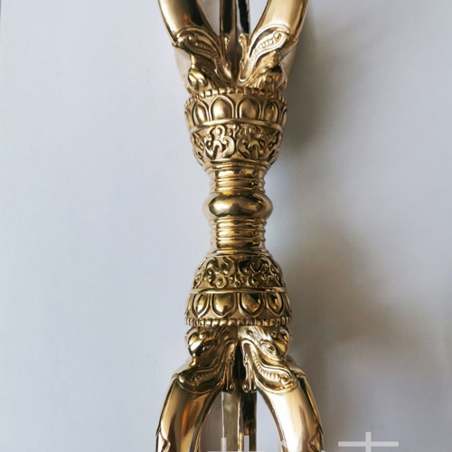 密教法器 宋式五鈷杵 金剛杵 仏教法具 真鍮製 vajra 23cm その他 密教法器 宋式五鈷杵 金剛杵 仏教法具 真鍮製 vajra 23cm その他
