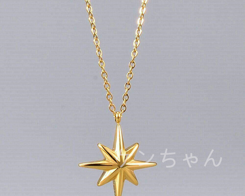 『女神専属』ヴィンテージ八芒星のネックレス18 K金鎖骨チェーン 超人気新品』ヴィンテージ八芒星のネックレス18 K金鎖骨チェーン