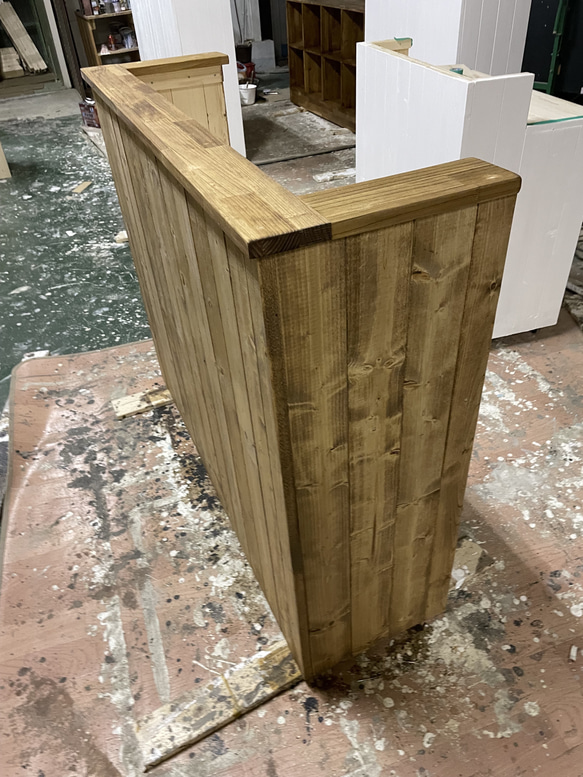 キャスター付き　レジカウンター　受付カウンター 