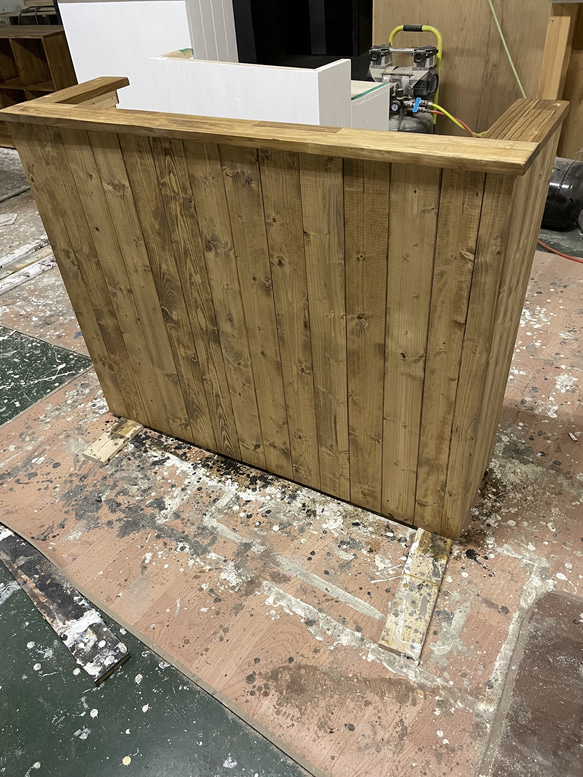 キャスター付き　レジカウンター　受付カウンター 