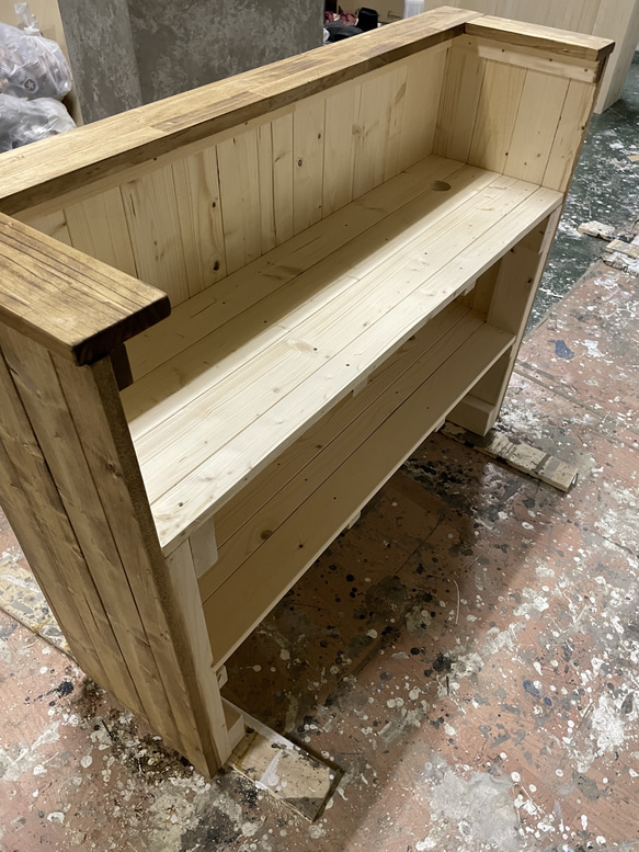 キャスター付き　レジカウンター　受付カウンター 