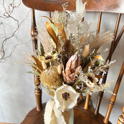 バンクシア✳︎プロテア スワッグ