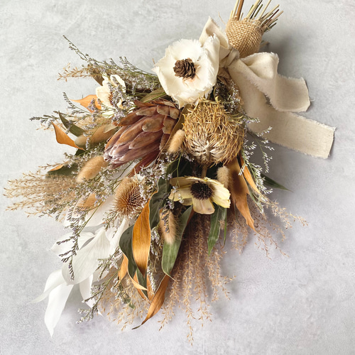 バンクシア✳︎プロテア スワッグ