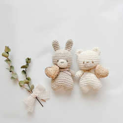 mocha様オーダー】オールコットン もくもく雲のあみぐるみ おもちゃ