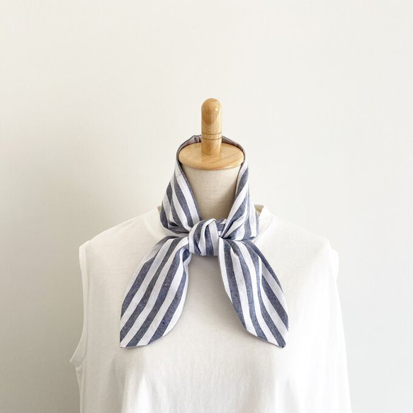 ♡ターバンにもなる春夏のスカーフ♡保冷剤ポケット付きで涼しく使える  