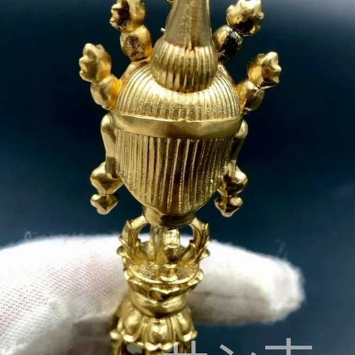 チベット密教法器 馬頭明王金剛撅 独鈷杵 金剛杵 真鍮製 vajra20cm チベット仏教法器 人形杵 五鈷杵 金剛杵 密教法具 真鍮製 vajra