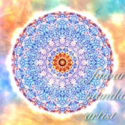 守護天使からの祝福】愛と光❋高波動曼荼羅エネルギーアート /愛の波動