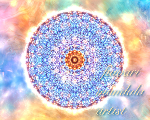 守護天使からの祝福】愛と光❋高波動曼荼羅エネルギーアート /愛の波動