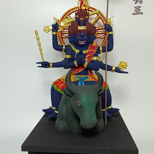 珍品 木彫り 仏像 五大明王神像 彫刻 彩繪 本金 切金 天然木檜材 珍品 木彫り 仏像 五大明王神像 彫刻 彩繪 本金 切金 天然木檜材