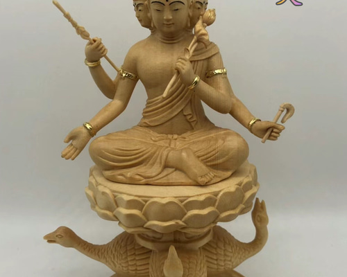 最高級 木彫仏像 観音菩薩座像 彫刻 本金 切金 一刀彫 天然木檜材 修縁堂】最高級 木彫仏像 観音菩薩座像 彫刻 本金 切金 一刀彫