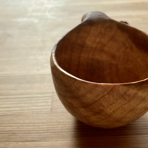 ククサ（KUKSA）白樺のコブ材 マグカップ 楽漕岳（らくそうだけ