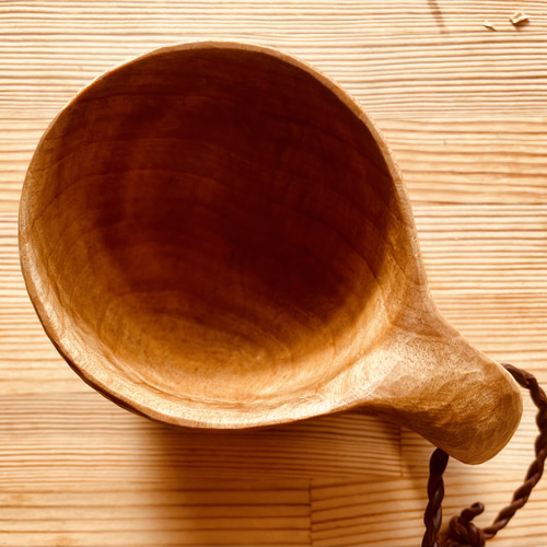 ククサ（KUKSA）白樺のコブ材 マグカップ 楽漕岳（らくそうだけ）工房