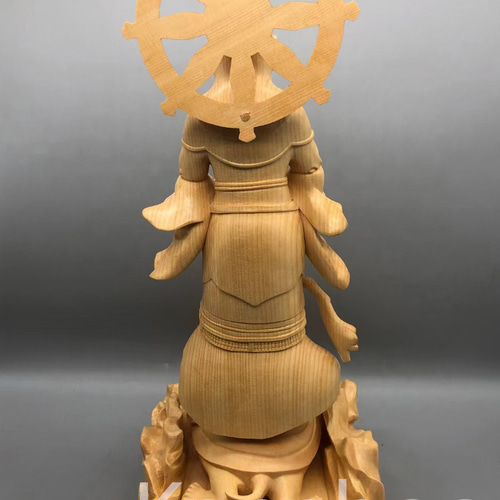 修縁堂】最高級 木彫仏像 北辰妙見菩薩立像一式 彫刻 彩繪 旨く 本