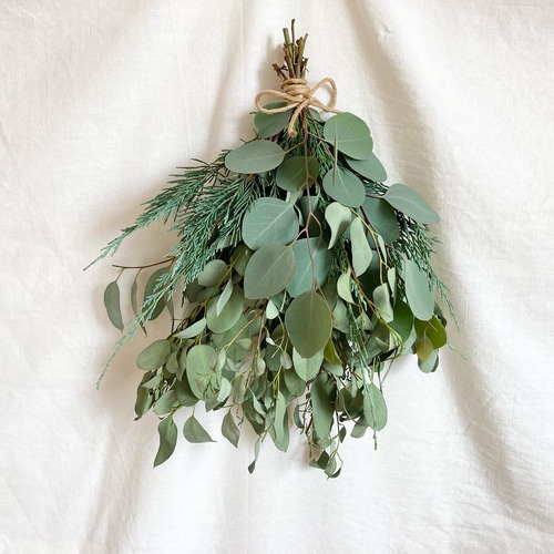 大人気作品再販！】フレッシュグリーンのスワッグブーケ