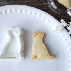 小貓形餅乾模具/kitten-shaped cookie cutter 第2張的照片