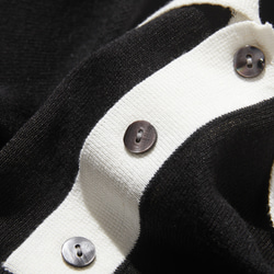 「理想的」こなれシルエットのポロニット　テンセル リネン　半袖ポロシャツ　220704　 16枚目の画像
