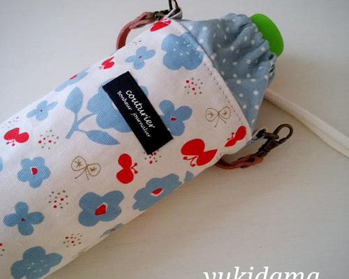 保温保冷生地使用♪北欧風の柄がかわいい☆ペットボトルカバー