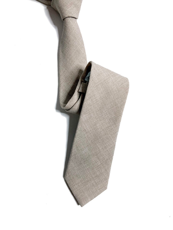 巴特先生-麻質色羊毛-暖男系列領帶-Neckties-Classic 第2張的照片