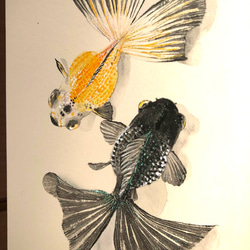 イラストオーダー　承ります　直筆　原画　水彩画 サインいれたよ_✍️ #複製原画 #透明水彩