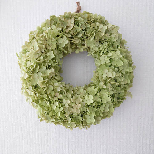 まんまるアナベルリース(直径24cm) ドライフラワー hanato teto 通販  